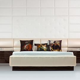 Кровать SD-172 с прикроватными тумбочками (совместный проект Sofas&Decor и компании Мебельер)
